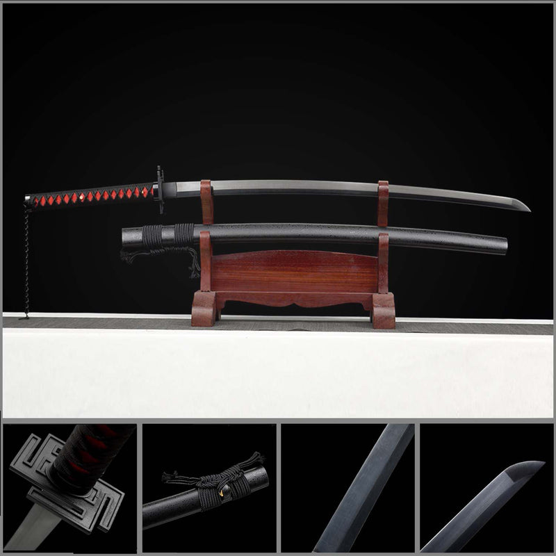 Ichigo Kurosaki Bankai Schwert Tensa Zangetsu 1060 Stahl Katana 