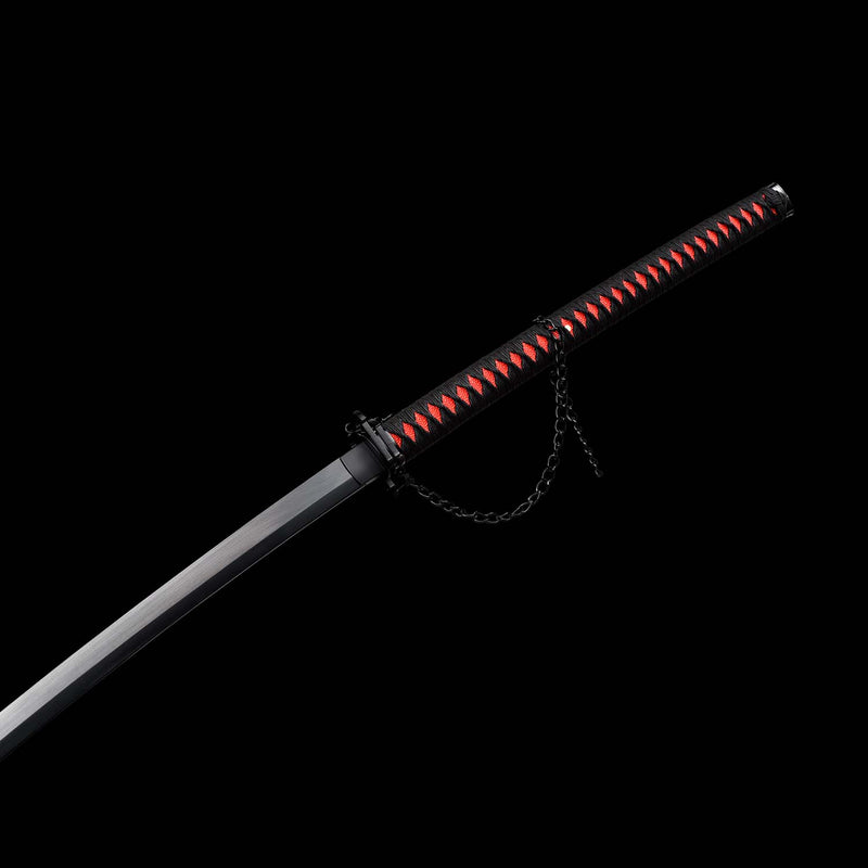 Bleach Ichigo Kurosaki Bankai Sword Set 3PCS – Tensa Zangetsu Katana Replica 