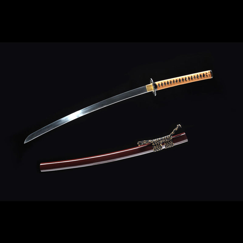 Deadpool Wakizashi Sword Hand Forged 1095 High Carbon Steel Samurai Blade 
