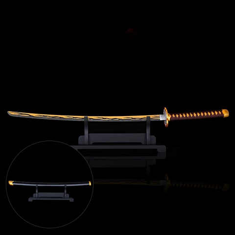 Kaigaku Upper Moon Six katana replica full view with scabbard