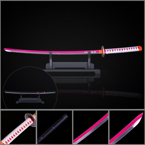 Kanao Tsuyuri Nichirin Sword replica full view from Demon Slayer