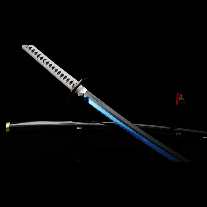 Giyu Tomioka Nichirin Schwert Dämonentöter Katana 1095 Kohlenstoffstahl 