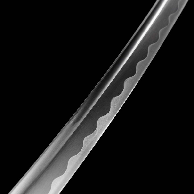One Piece Trafalgar Law Kikoku-Schwert – Handgefertigtes Katana aus 1060er Kohlenstoffstahl 