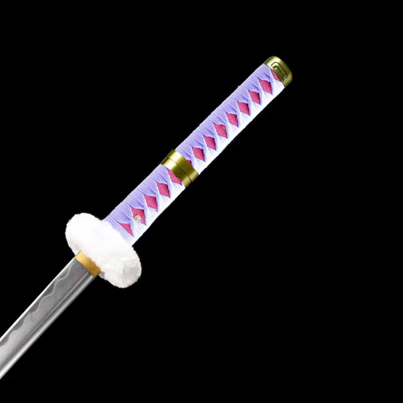 One Piece Trafalgar Law Kikoku-Schwert – Handgefertigtes Katana aus 1060er Kohlenstoffstahl 