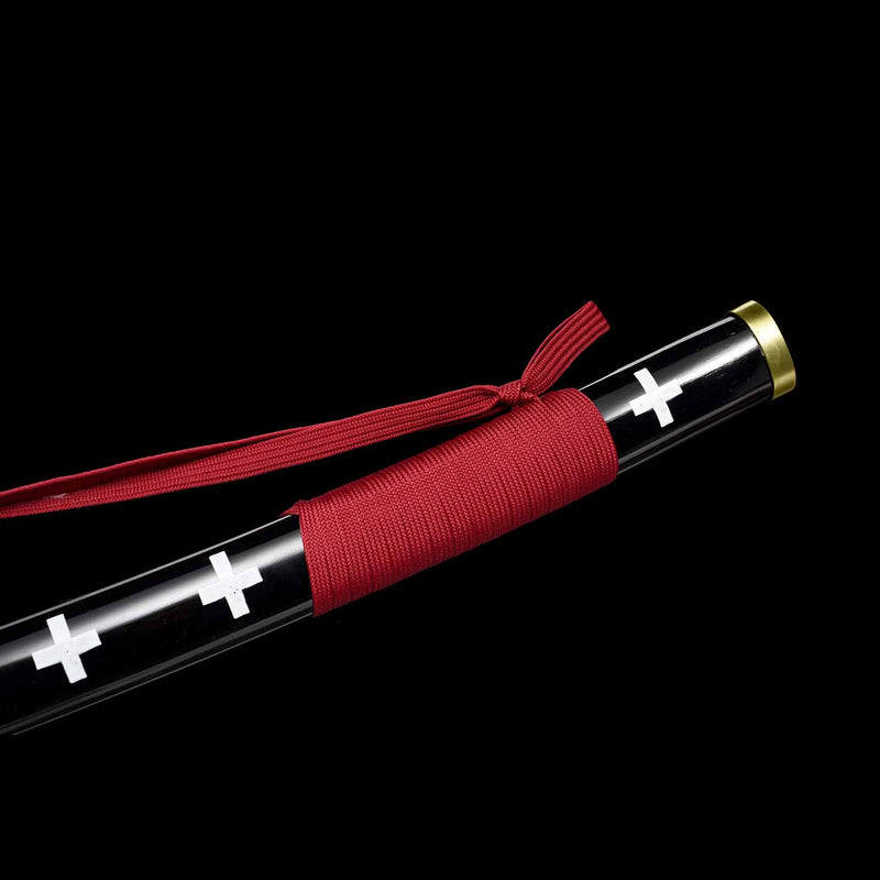 One Piece Trafalgar Law Kikoku-Schwert – Handgefertigtes Katana aus 1060er Kohlenstoffstahl 