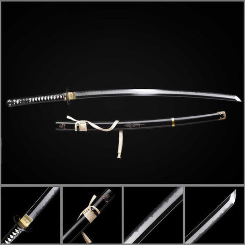 Kill Bill Samurai Katana Sword, Handmade T10 High Carbon Steel, Battle Ready