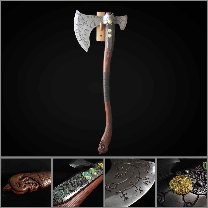 God of War 5 Kratos Leviathan Axt – 1:1 Vollmetall Replika Waffe 