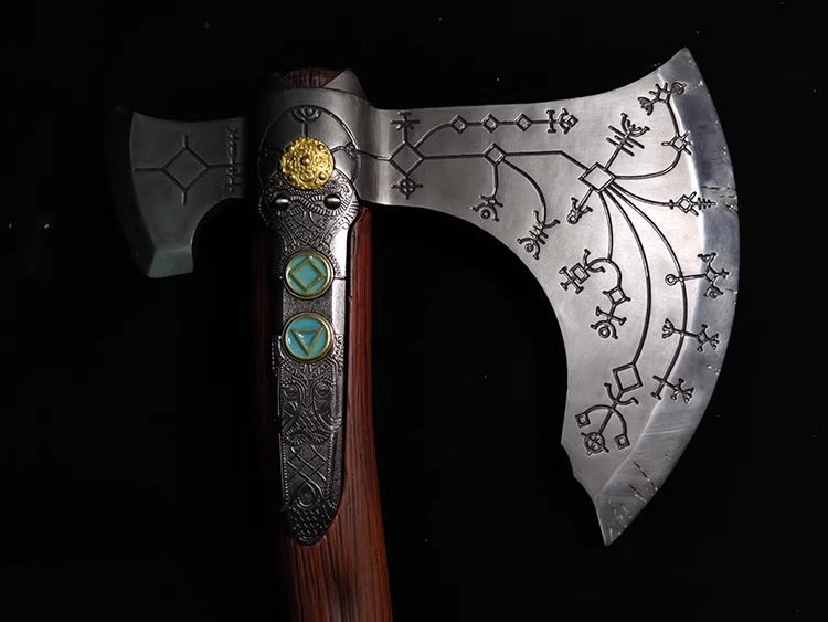 God of War 5 Kratos Leviathan Axt – 1:1 Vollmetall Replika Waffe 