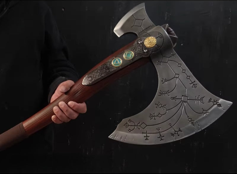God of War 5 Kratos Leviathan Axt – 1:1 Vollmetall Replika Waffe 
