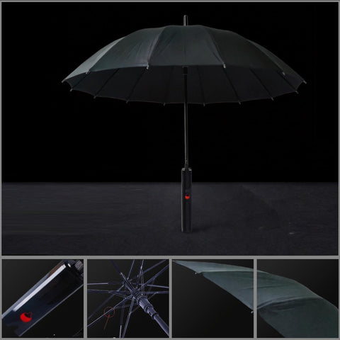 Kusanagi-no-Tsurugi Black 16-Rib detachable anime sword umbrella front display