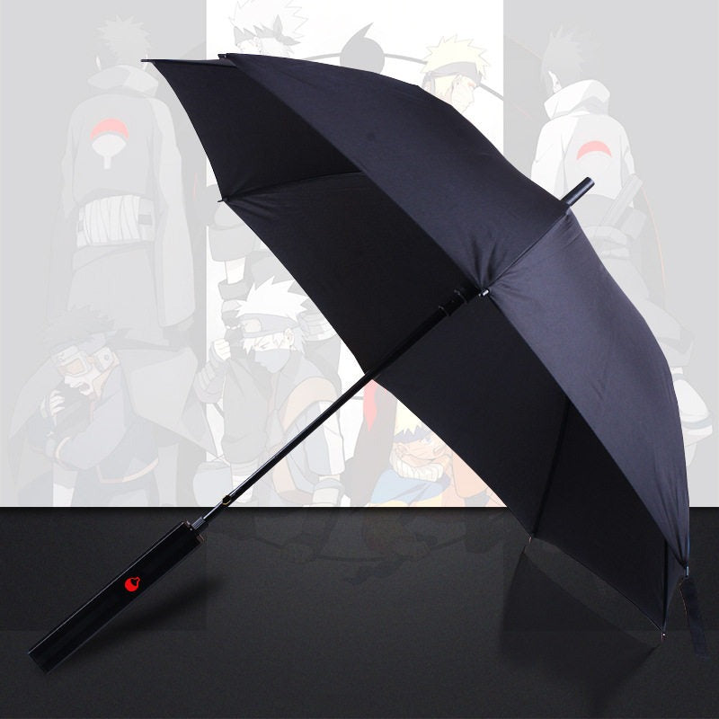Kusanagi-no-Tsurugi Black Sword Umbrella 16-Rib Katana Cosplay 