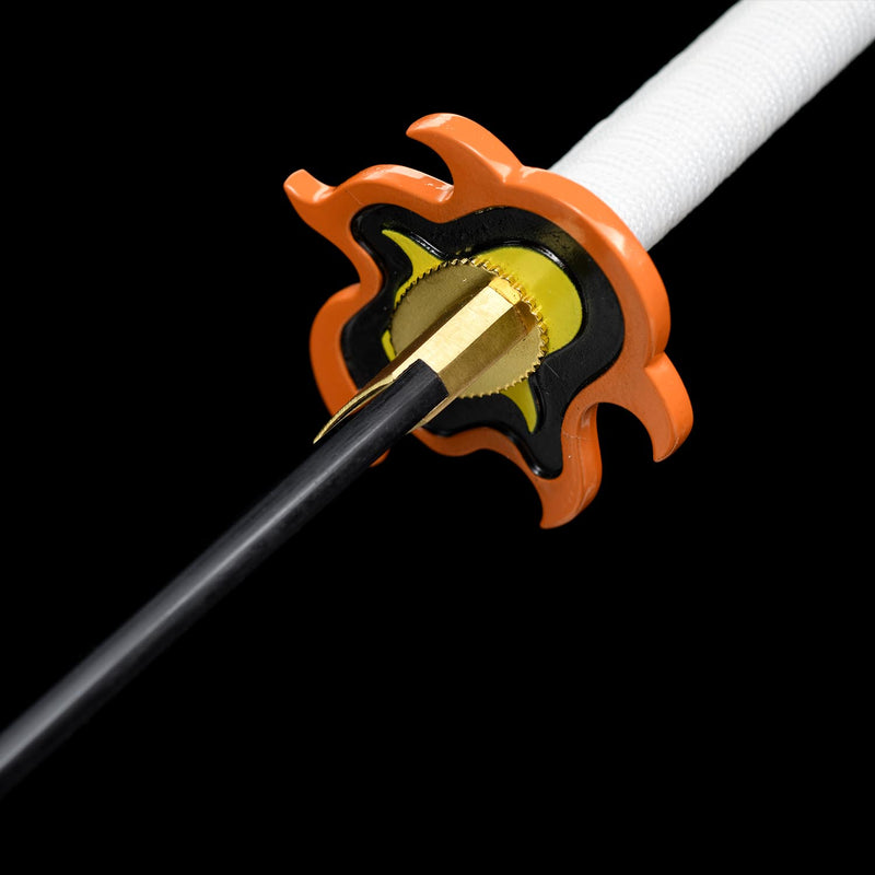 Kyojuro Rengoku Nichirin Sword Handmade Demon Slayer Katana 1095 Steel 