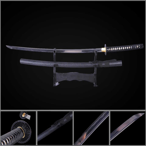 The Last Samurai Japanese katana sword hand forged honsanmai clay tempered battle ready