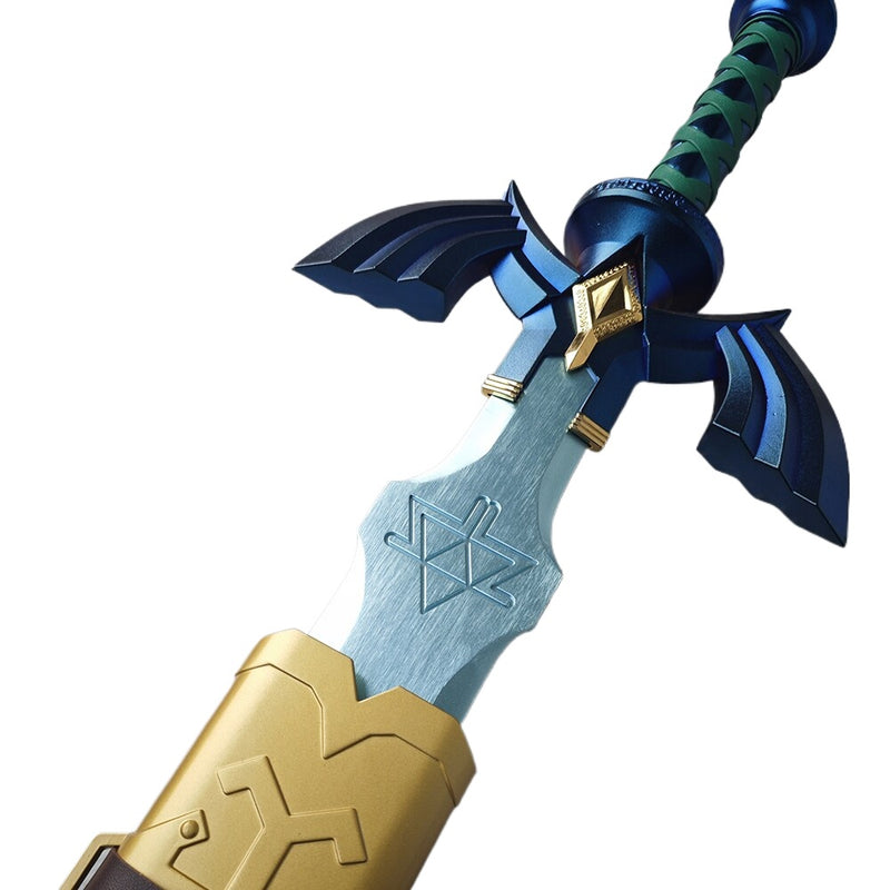 Legend of Zelda Master Sword 1:1 Metal Replica with Scabbard Cosplay 