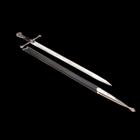 full length Lord of the Rings Narsil sword replica stainless steel blade fantasy weapon