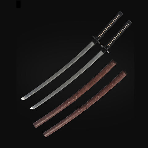 Marvel Deadpool katana swords replica inspired by the twin blades from the Deadpool films