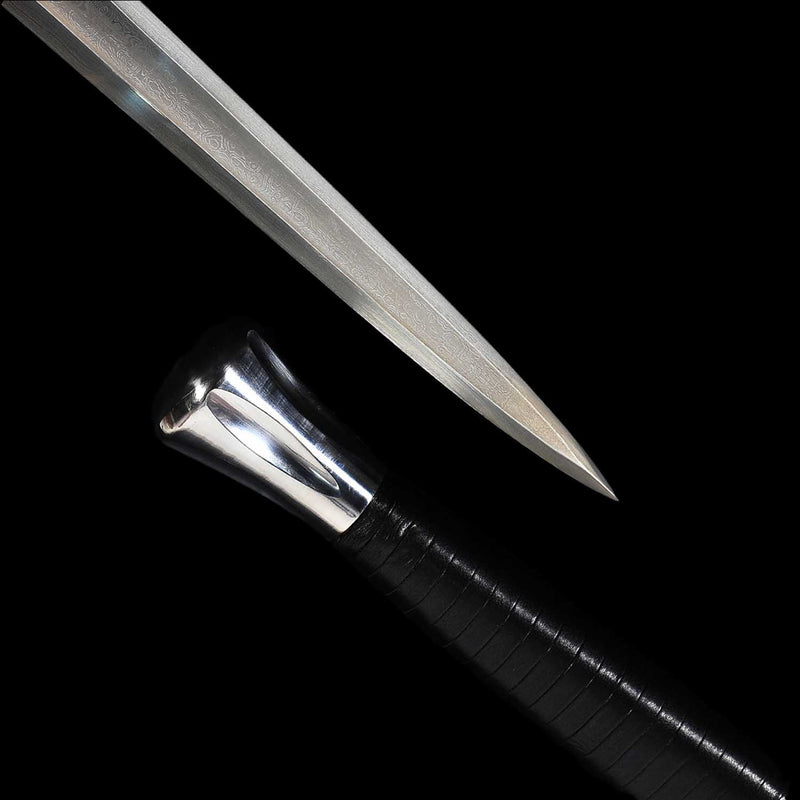 Hand Forged European Longsword – 1095 Folded Steel Medieval Battle Sword 