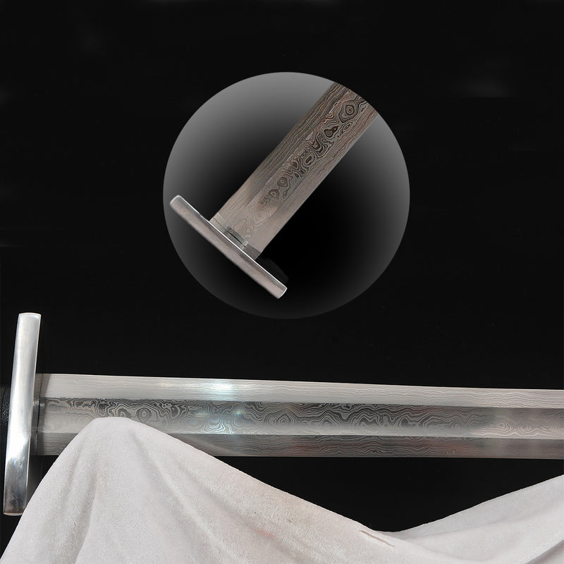 Hand Forged Viking Sword 1095 Folded Steel – Medieval European Sword 
