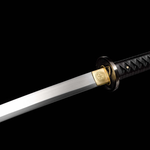 Visible hamon on Michonne katana carbon steel blade