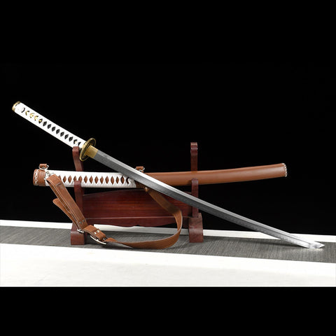 full tang Michonne katana sword construction detail