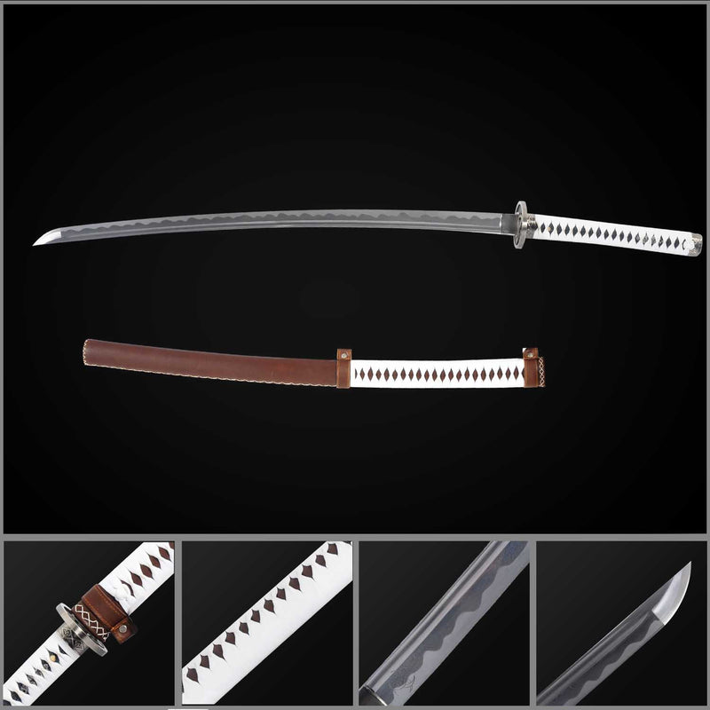 Walking Dead Michonne Katana Sword Hand Forged Folded Steel Battle Ready 