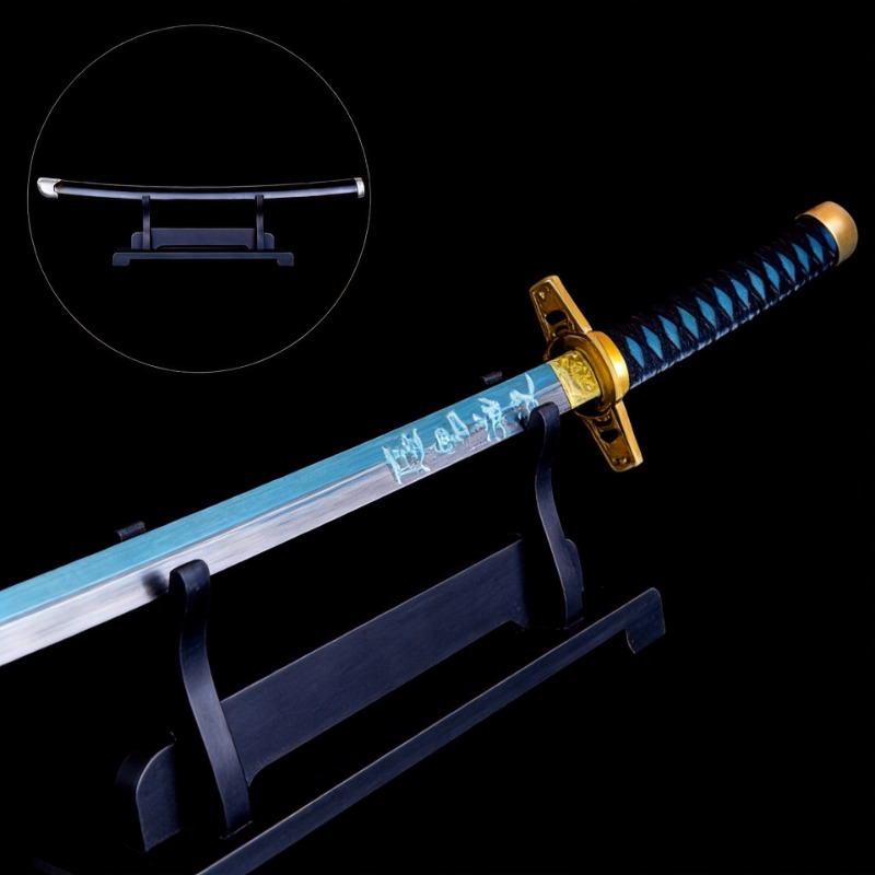 Muichiro Tokito Nichirin Sword Replica Demon Slayer Mist Hashira Katana 