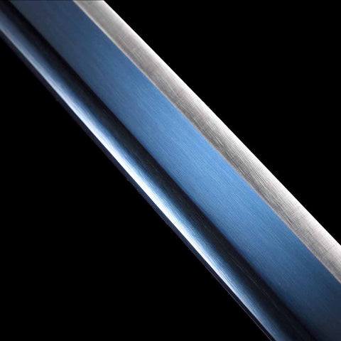 Close-up blade detail of Muichiro Tokito Nichirin Sword