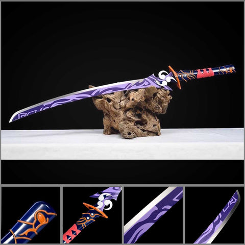 musou no hitotachi sword replica full view raiden shogun genshin impact katana