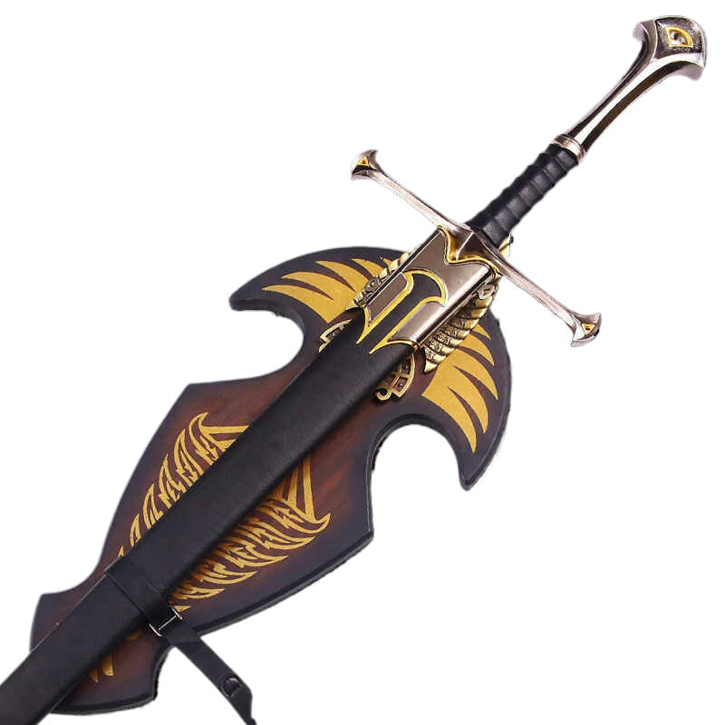 Aragorn Narsil Sword Replica – Lord of the Rings Engraved Metal Sword 
