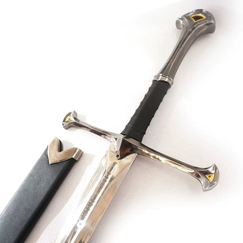 Aragorn Narsil Sword Replica – Lord of the Rings Engraved Metal Sword 