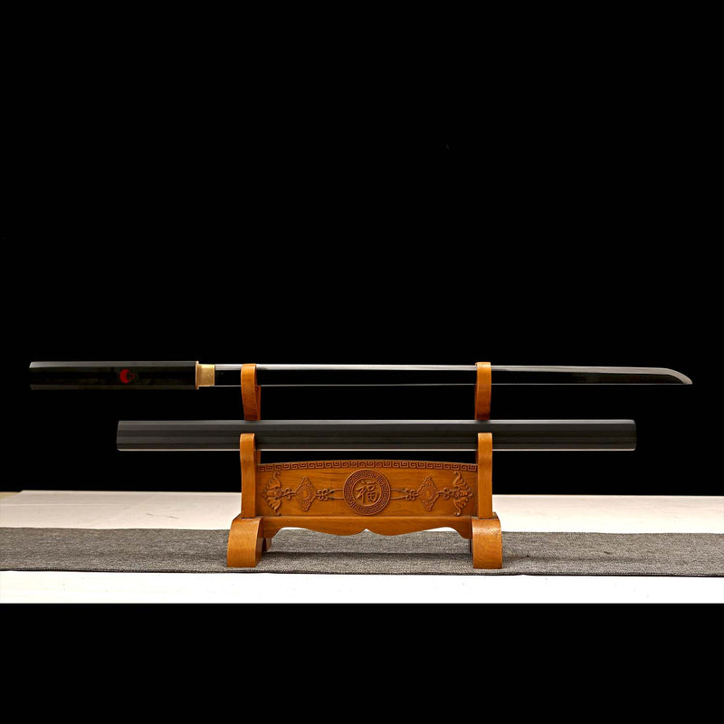 Anime Sasuke Black Blade Sword – Naruto Kusanagi Shirasaya Katana 
