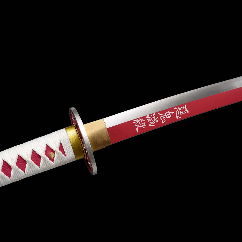 Demon Slayer Kanao Tsuyuri Nichirin Katana 1060 Carbon Steel Sword 