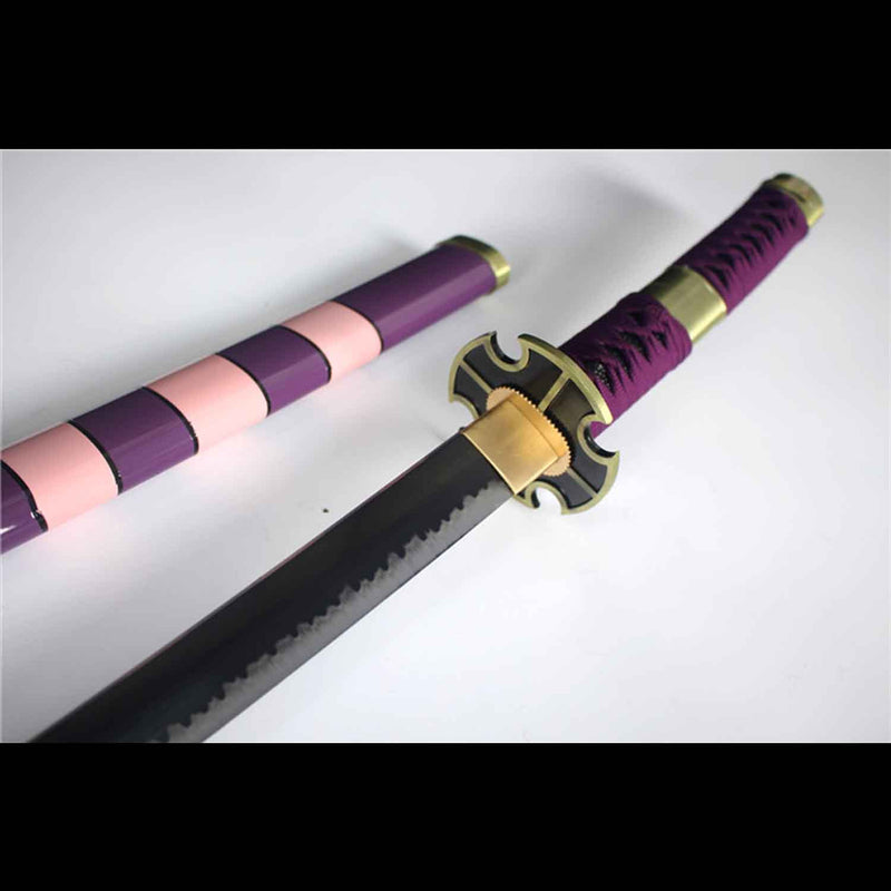 One Piece Nidai Kitetsu Katana Schwert – Handgefertigte Anime-Replik a 