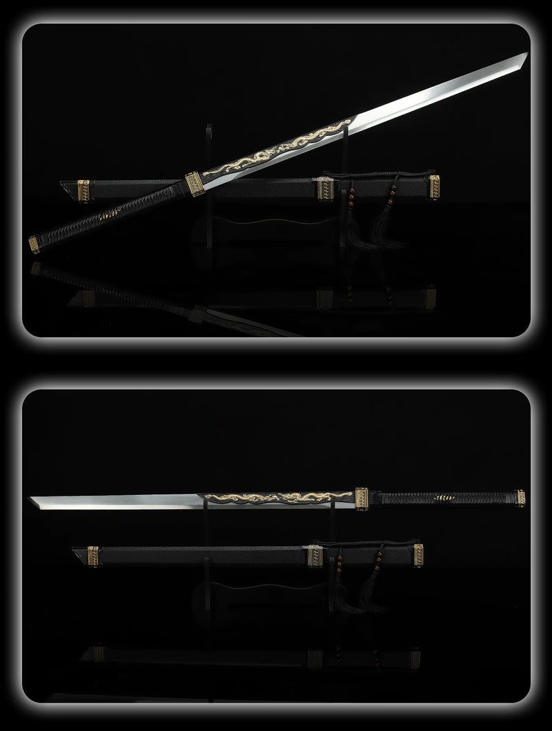 Zhan Shen Tang Heng Star Blade Dragon Pattern Sword Replican 