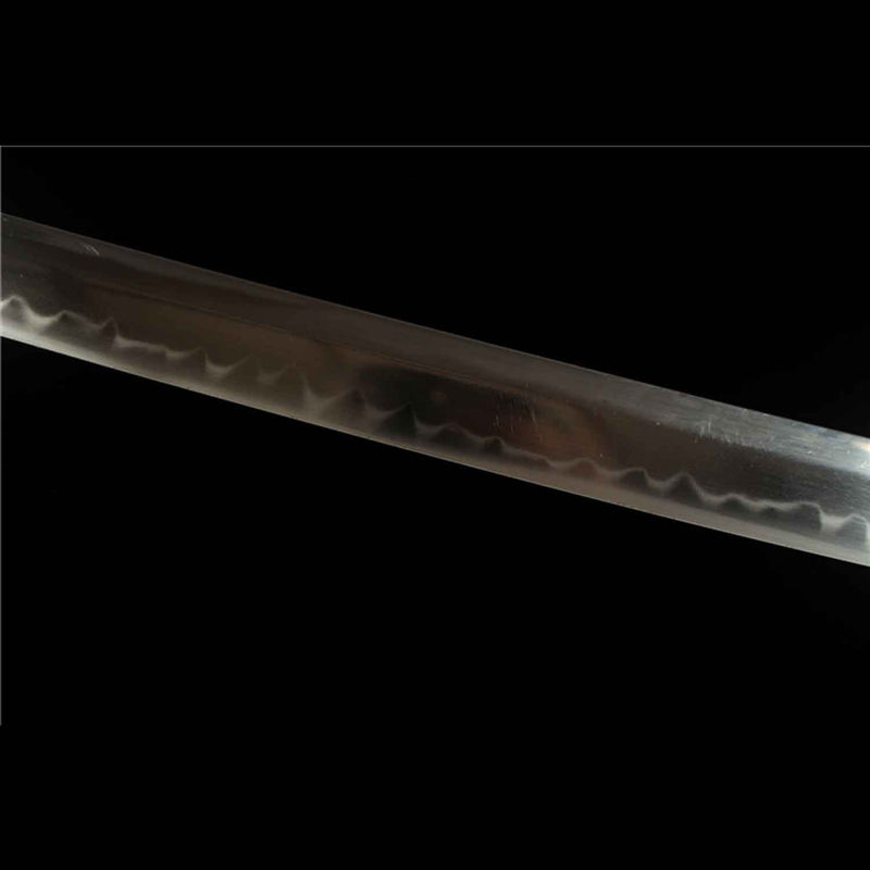 Einteiliges Nidai Kitetsu Katana-Schwert, handgefertigt, Anime-Samurai aus T10-Stahl 