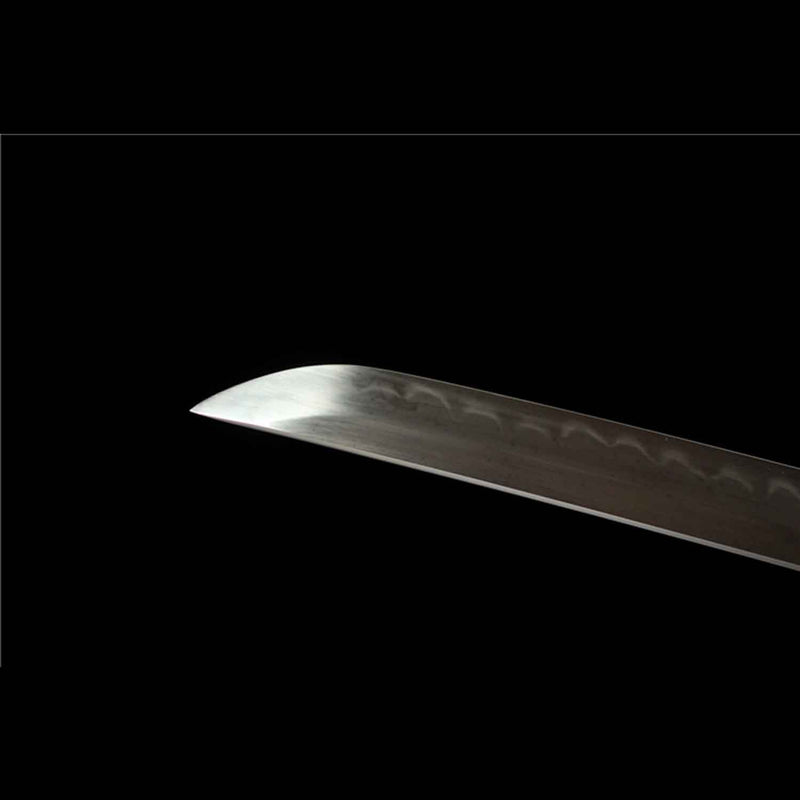 Einteiliges Nidai Kitetsu Katana-Schwert, handgefertigt, Anime-Samurai aus T10-Stahl 