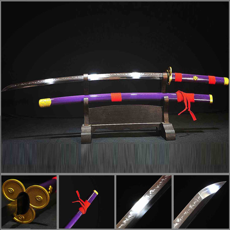 One Piece Roronoa Zoro Enma Katana Sword Hand Forged 1095 Steel 