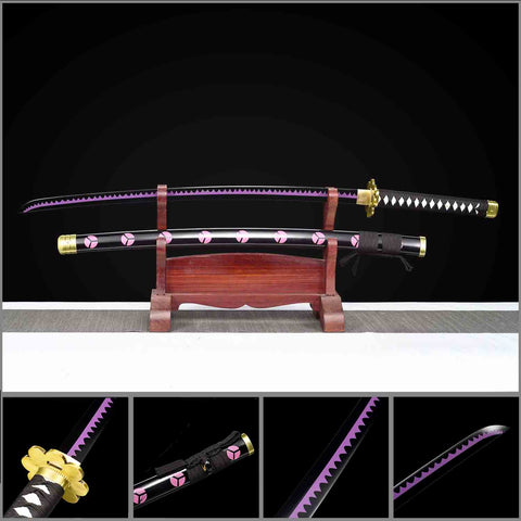One Piece Roronoa Zoro Shusui katana sword handmade anime replica