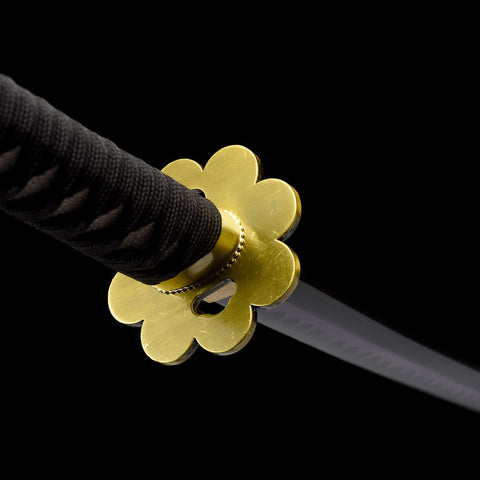 cross shaped tsuba Shusui katana One Piece sword