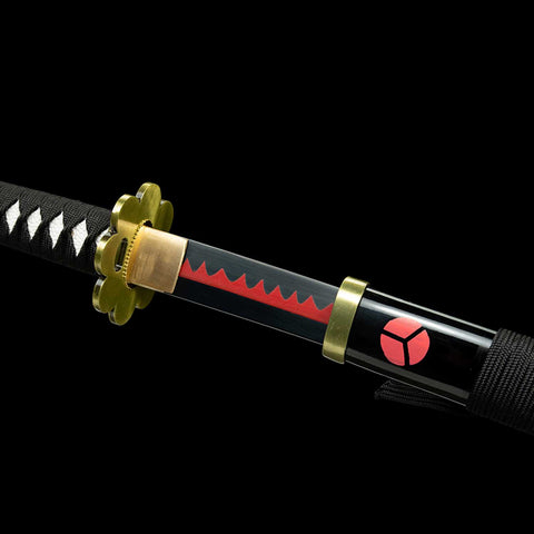 one piece zoro shusui katana cosplay anime sword display