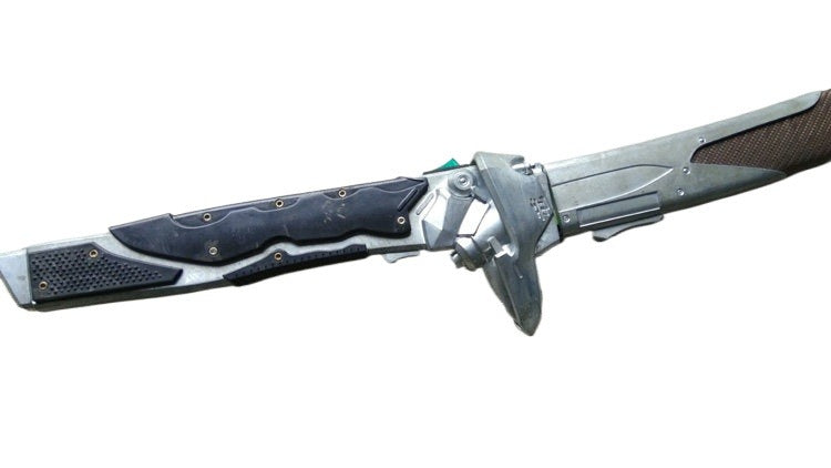 Overwatch Ryu Ichimonji Sword 1:1 Replica White Tiger Dragon 