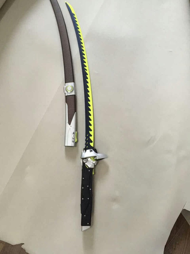Overwatch Ryu Ichimonji Sword 1:1 Replica White Tiger Dragon 