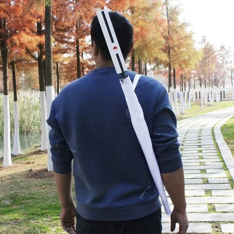 Kusanagi-no-Tsurugi White 16-Rib Anime Sword Umbrella 