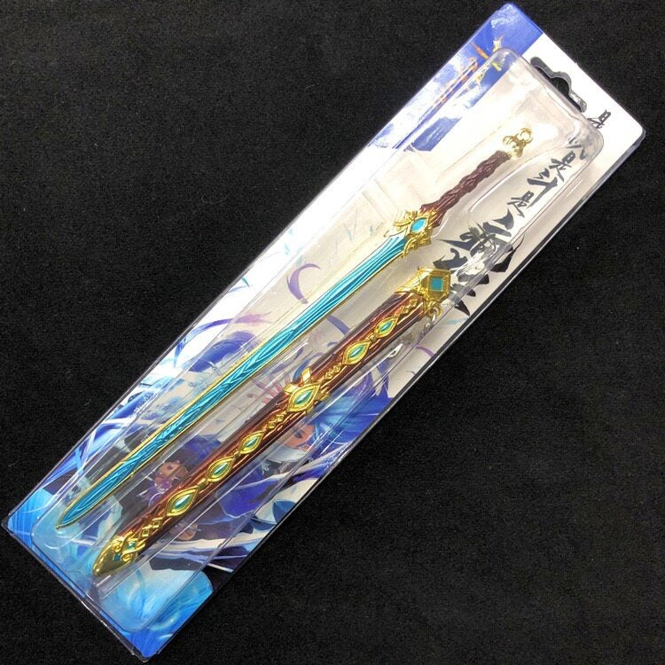 Genshin Impact Mini Alloy Weapon Replica Anime Collectible 