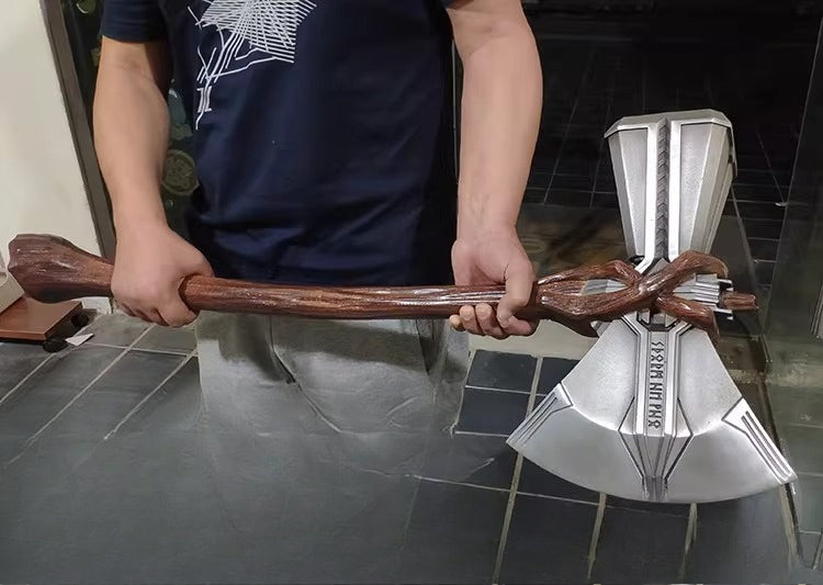 Thor Stormbreaker Axe 1:1 Full Metal Replica Avengers Cosplay Prop 