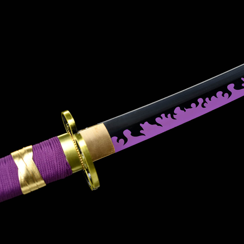 Roronoa Zoro Enma Katana Sword One Piece Purple Blade 1095 Steel 