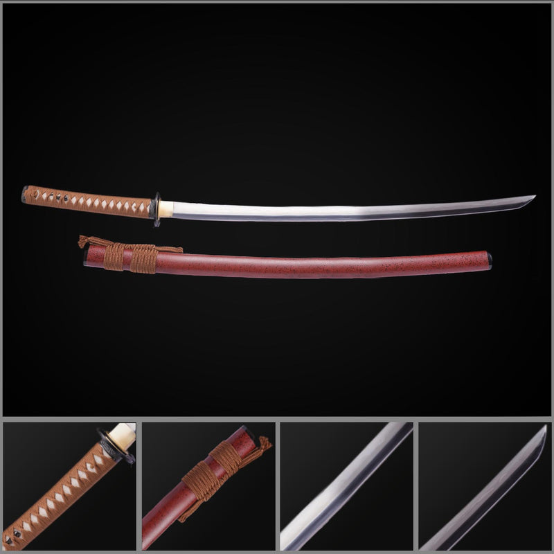 Rurouni Kenshin Sakabato Katana – Handgeschmiedetes Samurai-Schwert mit umgekehrter Klinge 