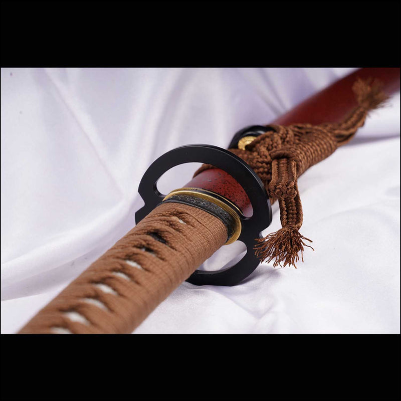 Rurouni Kenshin Sakabato Katana – Handgeschmiedetes Samurai-Schwert mit umgekehrter Klinge 