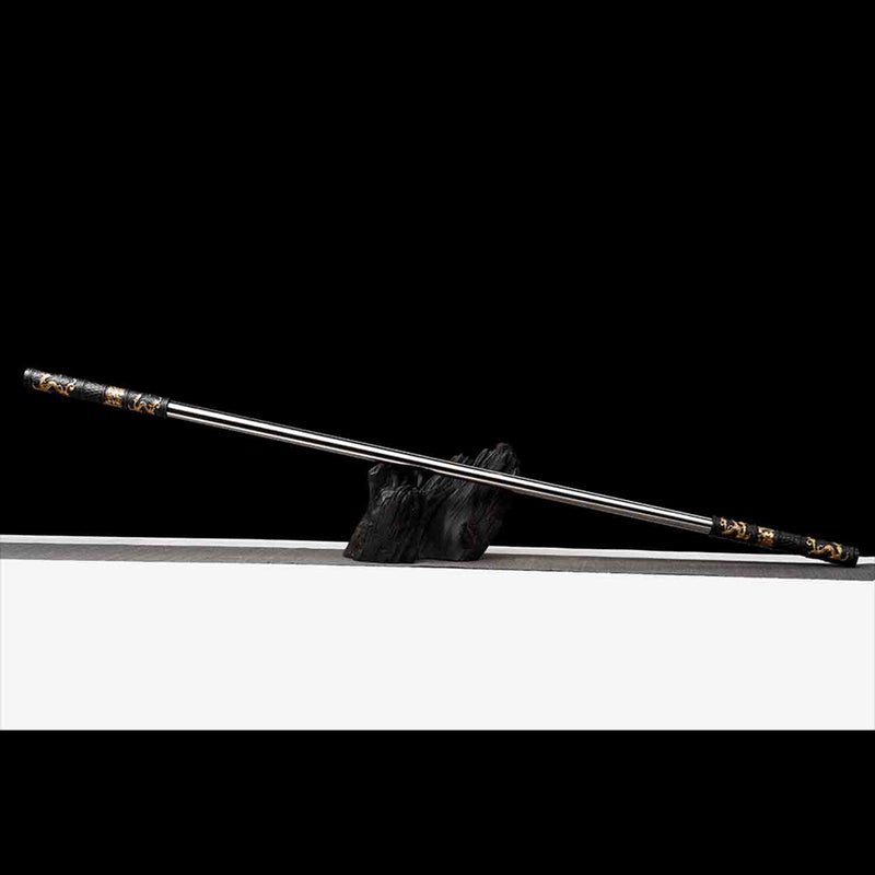 Ruyi Jingu Bang Monkey King Staff Replica – 150cm Black Gold Alloy 