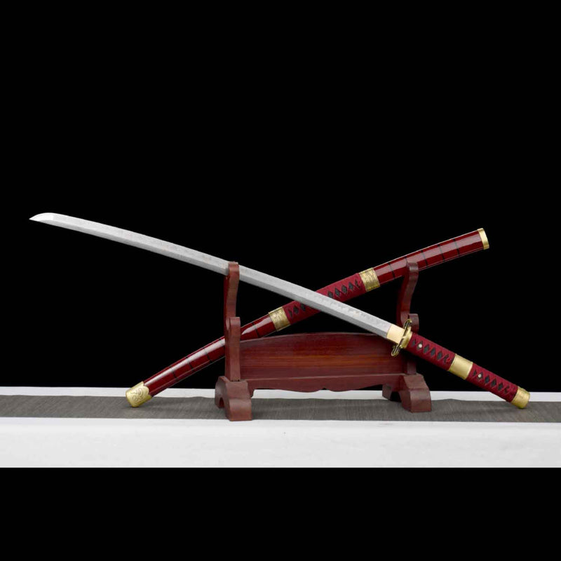 Sandai Kitetsu Roronoa Zoro Einteiliges Schwert – Handgeschmiedetes, kampfbereites Katana 